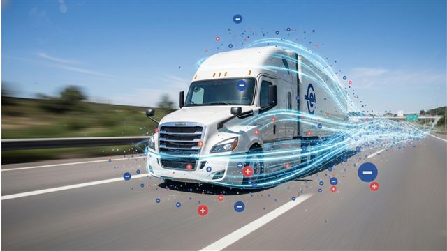 気流と電荷を除去して走るトラック